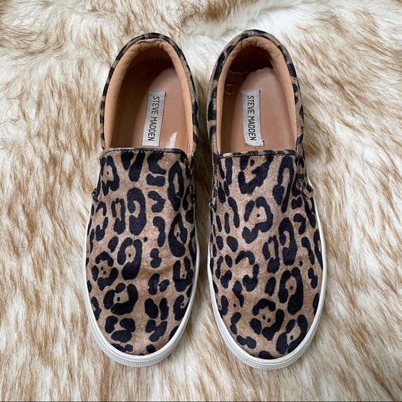 Steve Madden Gills-L leopard print slip on - Picture 4 of 9